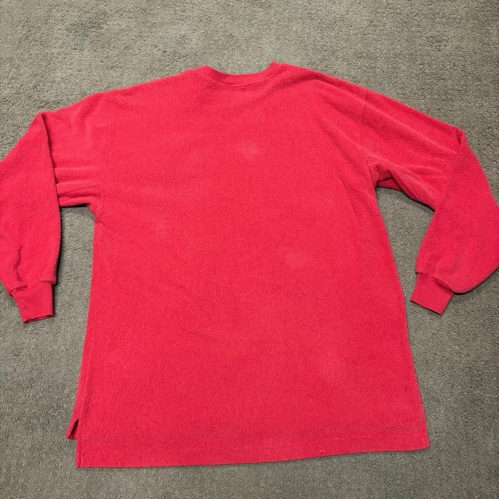 Cleveland Indians chief Wahoo Vintage long sleeve red sweatshirt chalkline - Picture 6 of 6